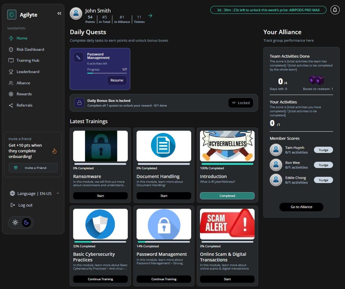 Security Awareness Portal